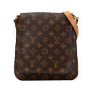 Pre-owned Canvas louis-vuitton-bags Louis Vuitton Vintage , Brown , Da...