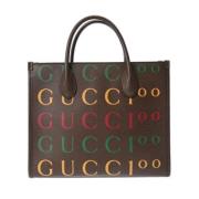 Pre-owned Leather gucci-bags Gucci Vintage , Brown , Dames