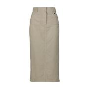 Offwhite Rok Amélie & Amélie , Beige , Dames