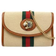 Pre-owned Canvas gucci-bags Gucci Vintage , Beige , Dames