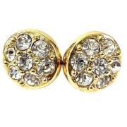 Pre-owned Metal earrings Dior Vintage , Yellow , Dames