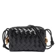 Pre-owned Leather shoulder-bags Bottega Veneta Vintage , Black , Dames