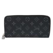 Pre-owned Canvas wallets Louis Vuitton Vintage , Black , Dames