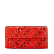 Pre-owned Leather wallets Bottega Veneta Vintage , Red , Dames