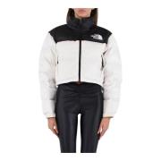 Nuptse Short Donsjas The North Face , White , Dames