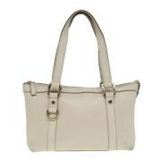 Pre-owned Leather gucci-bags Gucci Vintage , Beige , Dames