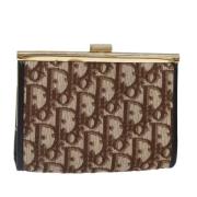 Pre-owned Canvas wallets Dior Vintage , Brown , Dames