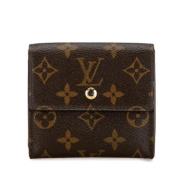 Pre-owned Canvas wallets Louis Vuitton Vintage , Brown , Dames