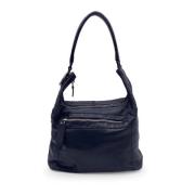 Pre-owned Leather gucci-bags Gucci Vintage , Black , Dames