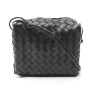 Pre-owned Leather shoulder-bags Bottega Veneta Vintage , Black , Dames