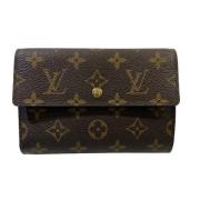 Pre-owned Canvas wallets Louis Vuitton Vintage , Brown , Heren