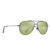 Gepolariseerde zonnebril donker ruthenium groene lenzen Maui Jim , Gra...