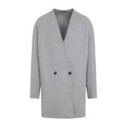 Paris Sky Relaxed Lapelless Blazer Fear Of God , Gray , Heren