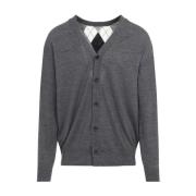 Grijze Sweater Top voor Stijlvolle Look Junya Watanabe , Gray , Heren