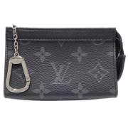 Pre-owned Canvas wallets Louis Vuitton Vintage , Black , Dames