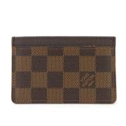 Pre-owned Canvas wallets Louis Vuitton Vintage , Brown , Dames