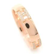 Pre-owned Metal rings Hermès Vintage , Pink , Dames