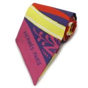 Pre-owned Silk scarves Hermès Vintage , Multicolor , Dames