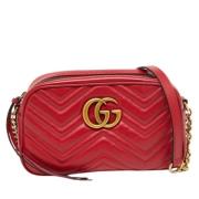 Pre-owned Leather gucci-bags Gucci Vintage , Red , Dames