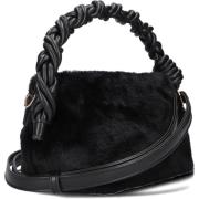 Zwarte Faux Fur Schoudertas Notre-v , Black , Dames