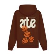 Bruin Katoen Blooming Ideas Hoodie Arte Antwerp , Brown , Heren