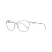 Witte CatEye Optische Frames voor Vrouwen Swarovski , White , Dames