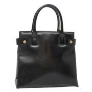 Pre-owned Leather handbags Gucci Vintage , Black , Dames