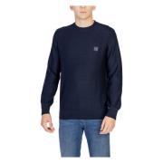 Blauwe Lange Mouw Gebreide Kleding Herfst/Winter Hugo Boss , Blue , He...