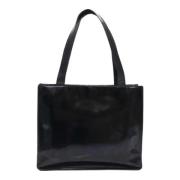 Pre-owned Leather totes Chanel Vintage , Black , Dames