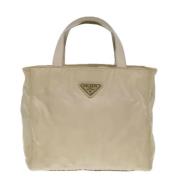 Pre-owned Fabric prada-bags Prada Vintage , Beige , Dames