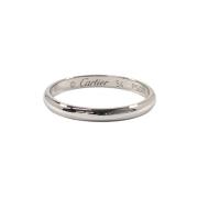 Pre-owned Platinum rings Cartier Vintage , Gray , Dames