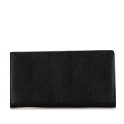 Pre-owned Leather wallets Prada Vintage , Black , Dames