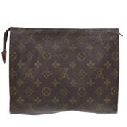 Pre-owned Canvas pouches Louis Vuitton Vintage , Brown , Dames