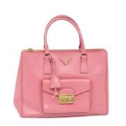 Pre-owned Leather handbags Prada Vintage , Pink , Dames