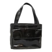 Pre-owned Leather chanel-bags Chanel Vintage , Black , Dames