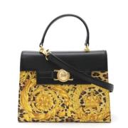 Pre-owned Canvas handbags Versace Pre-owned , Black , Dames