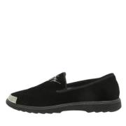 Pre-owned Velvet flats Giuseppe Zanotti Pre-owned , Black , Heren