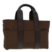 Pre-owned Nylon totes Hermès Vintage , Brown , Dames