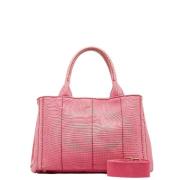 Pre-owned Canvas handbags Prada Vintage , Pink , Dames