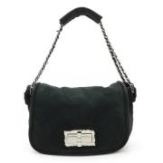 Pre-owned Leather chanel-bags Chanel Vintage , Black , Dames