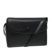 Pre-owned Leather shoulder-bags Burberry Vintage , Black , Dames