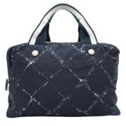 Pre-owned Canvas chanel-bags Chanel Vintage , Black , Dames