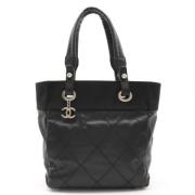 Pre-owned Canvas chanel-bags Chanel Vintage , Black , Dames