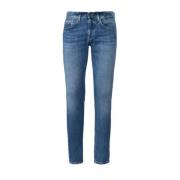 Slim Fit Stretch Jeans Dondup , Blue , Heren