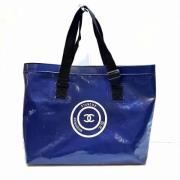 Pre-owned Canvas chanel-bags Chanel Vintage , Blue , Dames