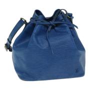 Pre-owned Leather louis-vuitton-bags Louis Vuitton Vintage , Blue , Da...