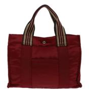 Pre-owned Fabric shoulder-bags Burberry Vintage , Red , Dames