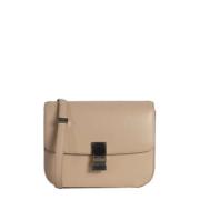 Pre-owned Leather celine-bags Celine Vintage , Beige , Dames