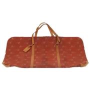 Pre-owned Canvas travel-bags Louis Vuitton Vintage , Orange , Dames