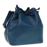 Pre-owned Leather louis-vuitton-bags Louis Vuitton Vintage , Blue , Da...